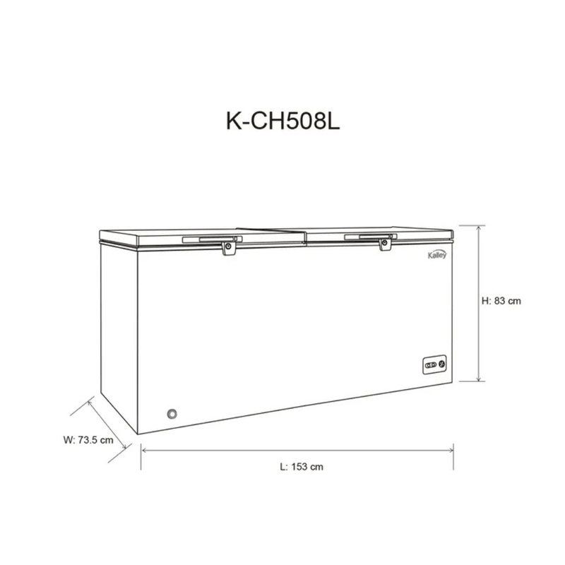 CONGELADOR KALLEY 508 LITROS (CH508L B) - Image 4