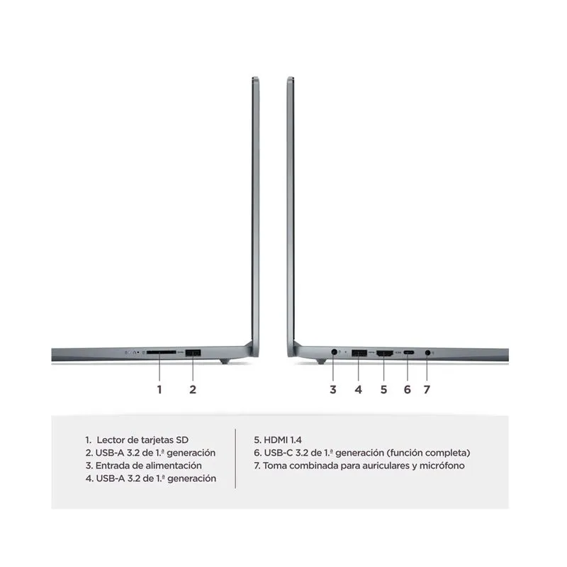 PORTATIL LENOVO IDEAPAD SLIM 3 15IRU8 CORE I3 1315U RAM 8GB DISCO SOLIDO 512GB LINUX PANT 15.6 P-GRIS - Image 5